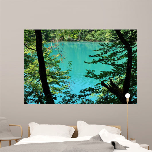 Beautiful Turquoise Lake Plitvice Wall Mural