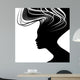 Woman Face Silhouette with