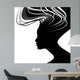 Woman Face Silhouette with