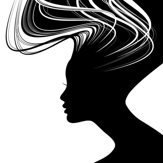 Woman Face Silhouette with