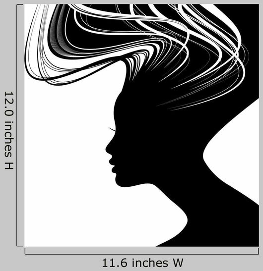 Woman Face Silhouette with