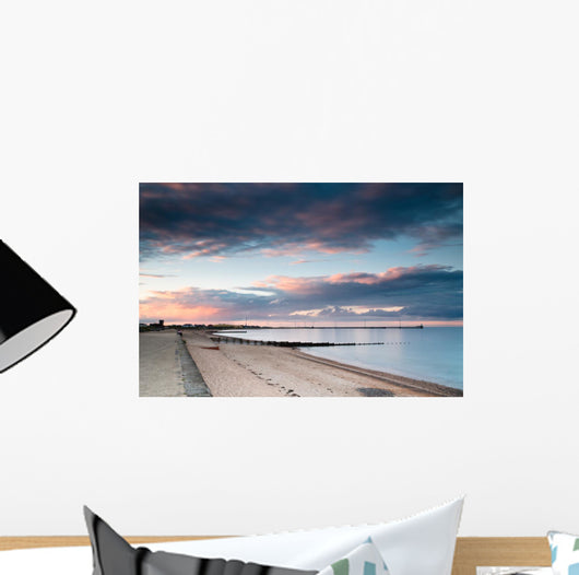 Blyth harbour at sunset Wall Mural