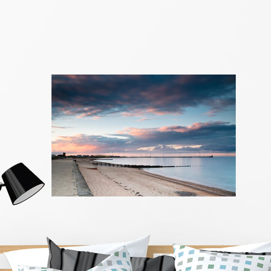 Blyth harbour at sunset Wall Mural