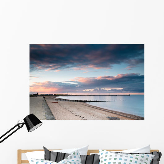 Blyth harbour at sunset Wall Mural