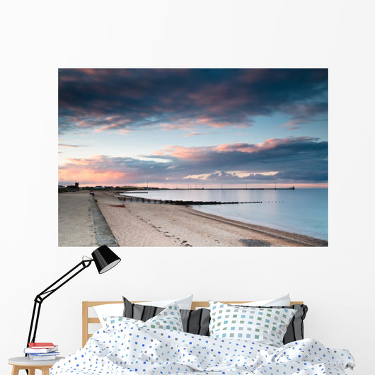 Blyth harbour at sunset Wall Mural