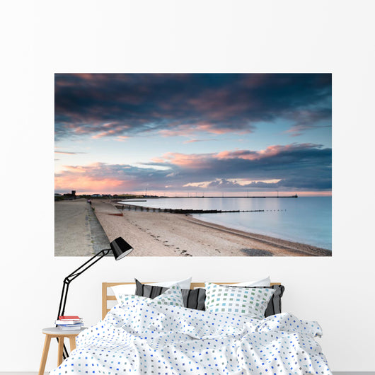 Blyth harbour at sunset Wall Mural