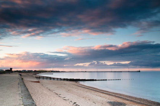 Blyth harbour at sunset Wall Mural