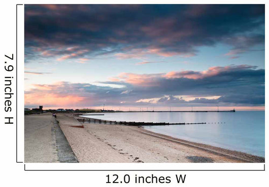 Blyth harbour at sunset Wall Mural
