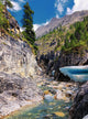 Canyon Mountain Stream Wall Mural