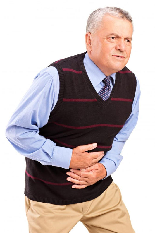 Mature Man Overwhelmed with