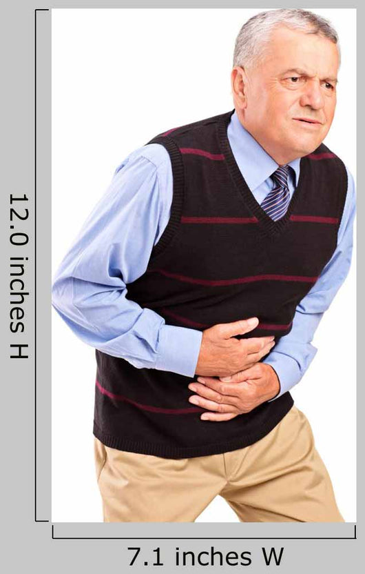 Mature Man Overwhelmed with