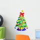 Whimsical Christmas Tree Wall Decal