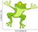Funny Frog Cartoon Wall Decal