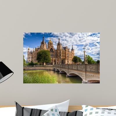 Castle Schwerin Castle Schwerin shown on a wall