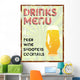 Drinks Menu Vintage Style