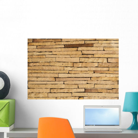 Texture Flagstone Wall Wall Mural