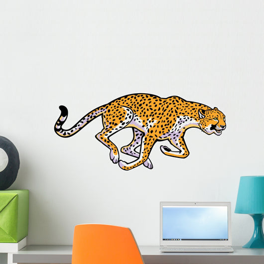 running cheetah Wall Decal