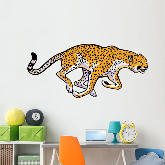 running cheetah Wall Decal