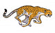 running cheetah Wall Decal