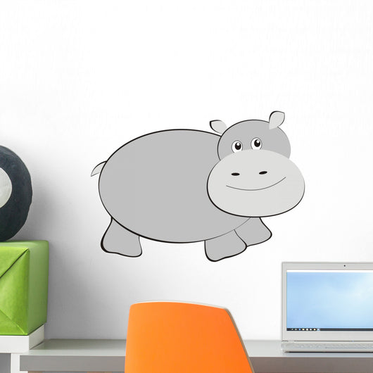 Hippo Wall Decal