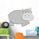 Hippo Wall Decal