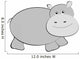 Hippo Wall Decal