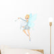 Cute Tooth Fairy flying with Tooth Wall Decal