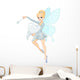 Cute Tooth Fairy flying with Tooth Wall Decal