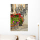 Black Patio Benches Wall Mural