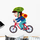 Boy Bicycle Vector
