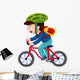 Boy Bicycle Vector