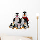 happy penguin family Wall Decal