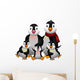 happy penguin family Wall Decal