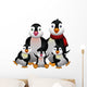 happy penguin family Wall Decal