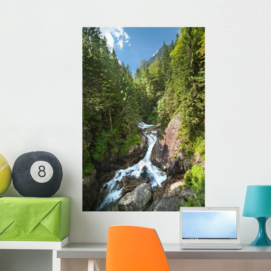 Fresh Spring Mountains Wall Mural