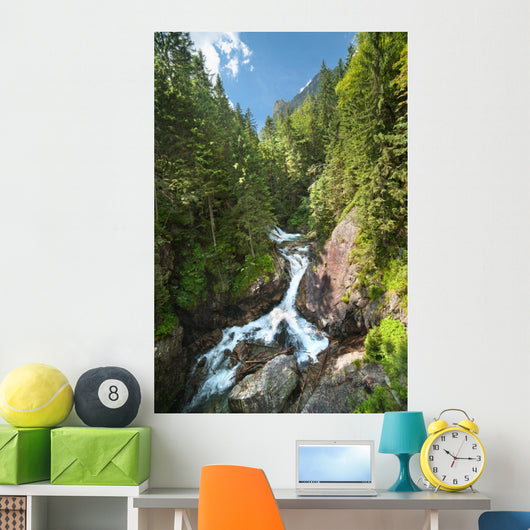 Fresh Spring Mountains Wall Mural