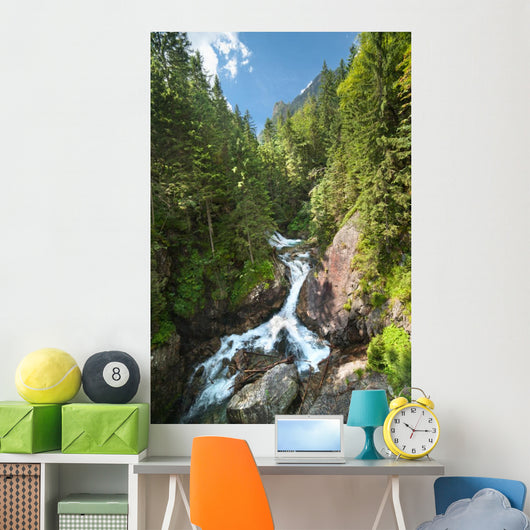 Fresh Spring Mountains Wall Mural