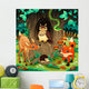 Animals Wood Vector Illustration