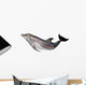 Grey Dolphin White Wall Decal