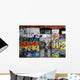 facade and graffiti Wall Mural