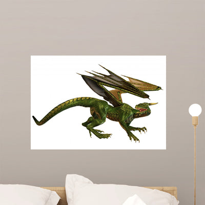 Fantasy Dragon shown on a wall