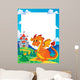 Fairy tale theme frame 3 Wall Mural