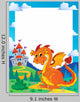 Fairy tale theme frame 3 Wall Mural