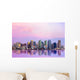 Lovely San Diego Skyline Wall Decal