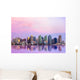 Lovely San Diego Skyline Wall Decal