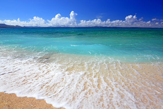 Beautiful Sea White Waves