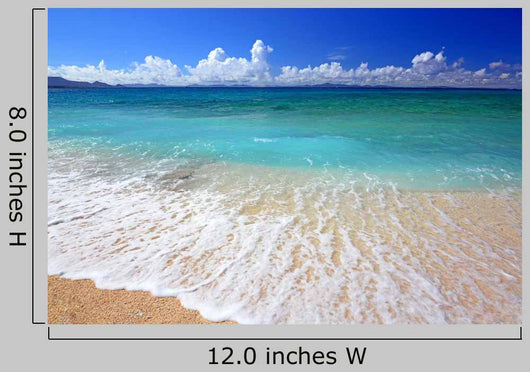 Beautiful Sea White Waves