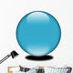 3D Blue Colored Sphere Wall Decal