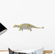 Ankylosaurus Dinosaurs Silhouette with Wall Decal