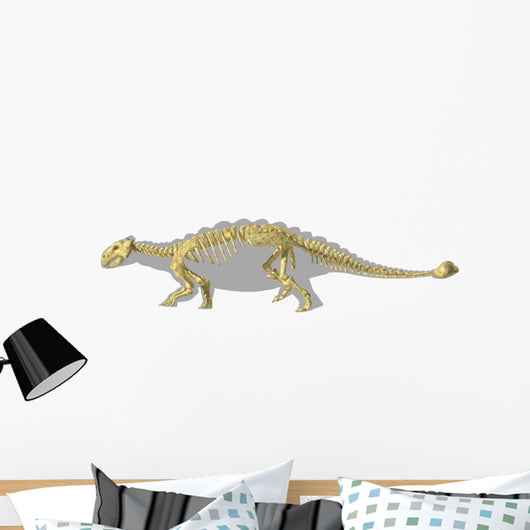 Ankylosaurus Dinosaurs Silhouette with Wall Decal